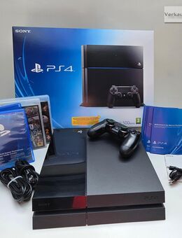 Playstation 4 - 500 GB schwarz (neuwertig) - Neuss
