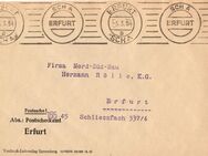 DDR: Umschlag des Postscheckamtes Erfurt: gebührenfreie Beförderung für Kontoinhaber - Brandenburg (Havel)