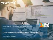 ERP-Anwendungsadministrator:in (w/m/d) - Frankfurt (Main)