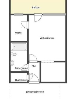Demnächst frei! 1-Zimmer-Wohnung in Neustadt an der Weinstraße - Neustadt (Weinstraße)