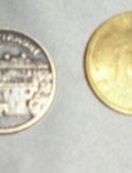 Medaille Münze  Jeton Bad Pyrmont Kurstadt Spielbank Schloss  Staatsbad 1950 - Bottrop