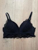Spitzenbralette in schwarz in 80935