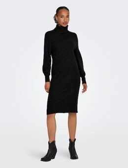 ONLY Strickkleid ONLSASHA L/S ROLLNECK DRESS NCA KNT mit Rollkragen und langen Puffärmeln