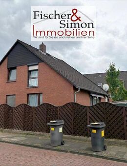 Nienburg-Einfamilienhaus mit Vollkeller, Garage u. kleinem Garten in bahnhofsnaher Lage - Nienburg (Weser)