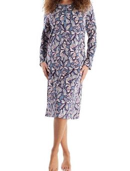 GÖTZBURG Nachthemd Chania mit Rundhalsausschnitt, lange Ärmel, Knöpfe