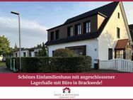 Schönes Einfamilienhaus mit angeschlossener Lagerhalle mit Büro in Brackwede! - Bielefeld