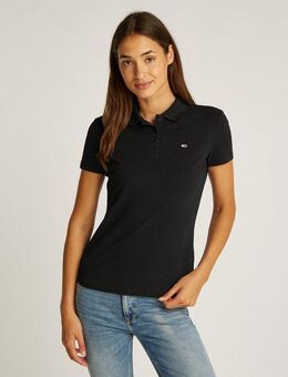 Tommy Jeans Poloshirt TJW SLIM ESSENTIAL POLO SS mit Logostickerei