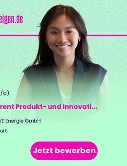 Referent Produkt- und Innovationsmanagement non commodity (m/w/d) - Erfurt