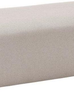 LeGer Home by Lena Gercke Hocker PIARA, Polsterhocker mit Kedernaht, Cord, Leinenoptik o. Strukturstoff, zur Serie PIARA, rechteckig, schwarze Füße, bequemer Sitzkomfort