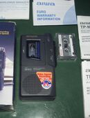 Neues Diktiergerät AIWA TP-M110 mit Batterien und passender 30 Min. Kassette in 82544