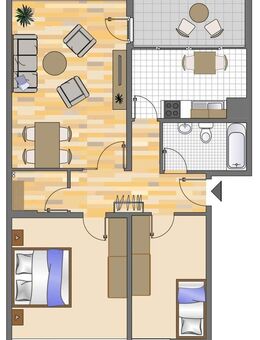 Einziehen und Wohlfühlen // 3,5 Zimmer mit Balkon im 2. Obergeschoss - Gelsenkirchen
