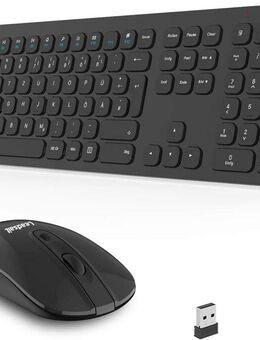 Tastatur Maus Set Kabellos Ergonomische Maus und Tastatur Funk PC - Berlin Neukölln