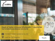 Head of Sales Inhouse Wholesale / Teamleiter Vertriebsinnendienst (m/w/d) - Lauf (Pegnitz) Zentrum