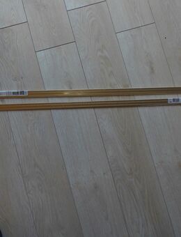 2 x alfer Winkel-Abschluss-Profil 100 cm Alu eloxiert messingfarben Klebeband zus. 3,- - Flensburg