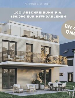 Kapitalanlage Neubau QNG-EH40 mit Sonderabschreibung 5?% + 5?% für Investoren und Eigennutzer - Bad Düben