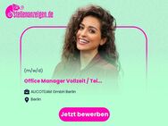 Office Manager (w/m/d) Vollzeit / Teilzeit - Berlin