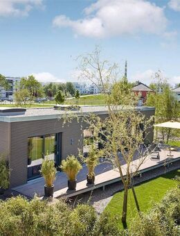 Innovatives Modulhaus/Flying Space mit Traumgrundstück am Weiher gelegen! Ganzjährig bewohnbar, mit KfW-Standard, unterschiedliche Größen möglich - Neunkirchen (Brand)