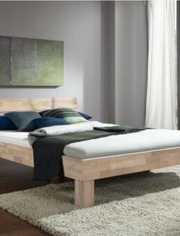 Bett 90 x 200 cm Wildeiche massiv Sonoma AR-090 - Kirchlengern