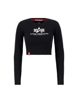 Alpha Industries Sweater Alpha Industries Women - Longsleeves Basic Cropped Longsleeve W