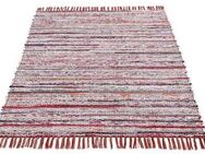 carpetfine Teppich Kelim Chindi, Wendeteppich, rechteckig, Höhe: 6 mm, handgewebt, Fleckerlteppich mit Fransen, auch vielen in Läufergrößen