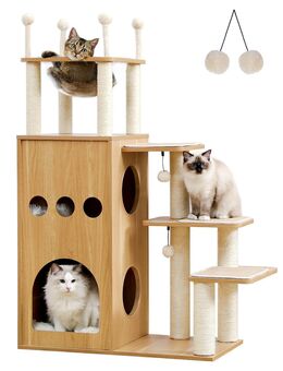Kratzbaum Katzenkratzbaum Kletterbaum für Katzen Katzenbaum Set 2 - Wuppertal