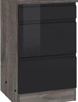 KOCHSTATION Unterschrank KS-Virginia 50 cm breit, mit Auszügen