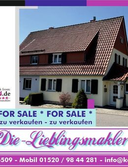 Hüpstedt | Charmante Doppelhaushälfte | separater Garten | Garage | ruhige Ortsrandlage - Dingelstädt