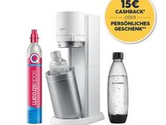 SodaStream Wassersprudler DUO, (Set, 4-tlg), CO2-Zylinder, 1L Glasflasche, 1L spülmaschinenfeste Kunststoff-Flasche