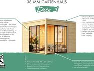 Karibu Gartenhaus "Ditsche 3" naturbelassen, BxT: 308x308 cm, aus hochwertiger nordischer Fichte