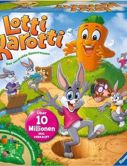 Ravensburger Spiel Lotti Karotti, Kinderspiel, Made in Europe