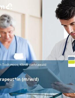 Physiotherapeut*in (m/w/d) - Todtmoos