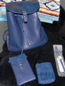 Taschenset Rucksack kleine Tasche/Handytasche Geldbeutel Damenuhr - Ulm