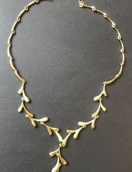 Goldene asiatische Halskette 50cm lang - Gelsenkirchen