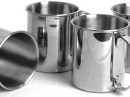 ECHTWERK Gläser-Set, Edelstahl, Outdoor Becher, Camping Tassen, Geschenkset, bruchsicher, 1000 ml