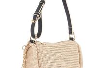 Vivance Umhängetasche Minibag, Schultertasche, Handtasche, Henkeltasche, Sommertasche, Bast-Optik VEGAN