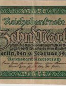 10 Mark 1920 - Salzwedel (Hansestadt) Zentrum