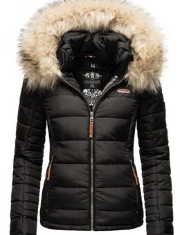 Marikoo Winterjacke Lerikaa Winter Steppjacke mit abnehmbarem Kunstfell