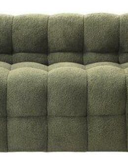 ATLANTIC home collection 3-Sitzer Stella, inkl. 2 Zierkissen und mit modernem Teddy Stoff