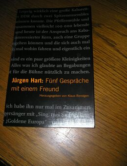 Seltenes Buch- Jürgen Hart-der große Leipziger Kabarettist: Fünf Gespräche mit einem Freund- NEU! - Leipzig Ost
