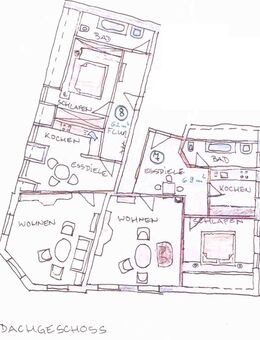 Geräumige Dachgeschosswohnung in Chemnitz - Perfekt für Familien! - Chemnitz