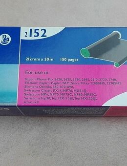 PELIKAN Fax Film Roll Druckfolie 547569 Gr.2152, Phonefax 2600 2700 , Telekom, Siemens, 150 Seiten, mit Chip - Ahrensburg