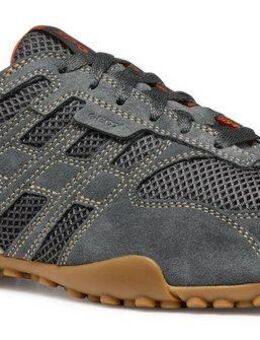 Geox U SNAKE ORIGINAL Schnürschuh, Schnürschuh, Freizeitschuh, Trekking Sneaker mit Lederinnensohle