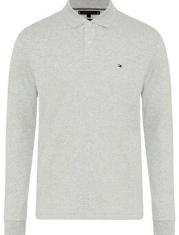 Tommy Hilfiger Langarm-Poloshirt L/S LIQUID COTTON REG POLO mit Jersey und Markenlabel unifarben, casual, regular fit, Baumwolle, Polokragen