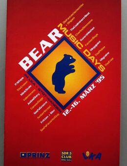 Bear Music Days 1995 Programmheft - Münster