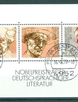 Bund gestempelter Block 16 (959-61) - Porta Westfalica Zentrum