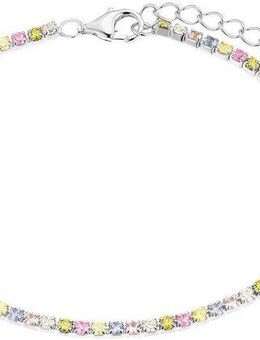 s.Oliver Armband Regenbogen Design, 2037838, mit Zirkonia (synth)