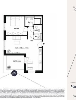 Penthouse mit traumhafter Dachterrasse und Weitblick - Geesthacht