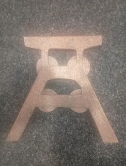 Kunst aus Düsseldorf IV, Holz-"Ruhrpott-Förderturm" - Düsseldorf