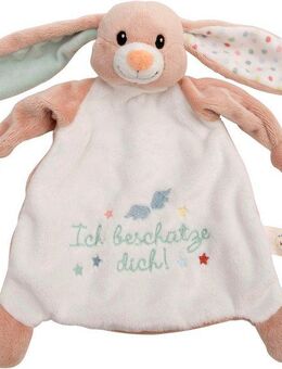 Nici Schmusetuch My First NICI, Hase Fjella, mit aufgestickter Botschaft "Ich beschütze dich"