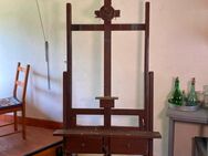 Große Vintage-Atelierstaffelei aus Holz – 50/60er Jahre - Essen